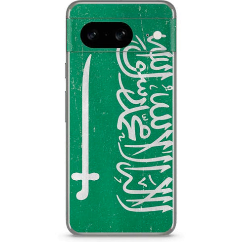 Saudi Arabia Flag Distressed Google Pixel 8 Skin